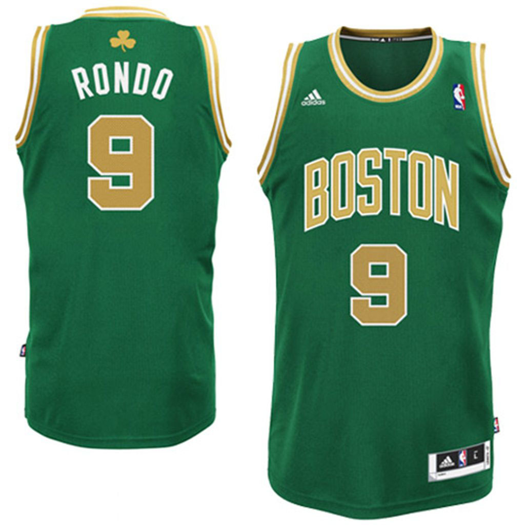 Rajon Rondo Boston Celtics St. Patrick's Day Swingman Jersey