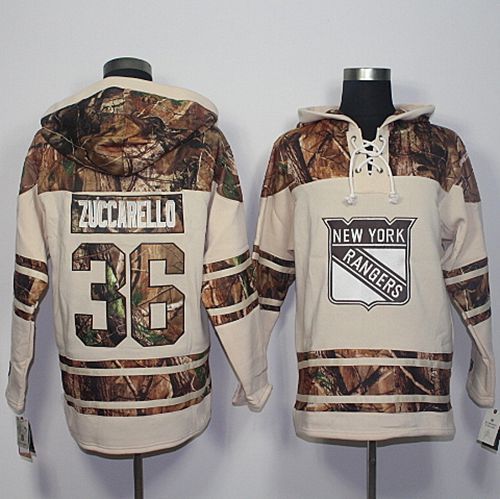 Rangers 36 Mats Zuccarello Cream Camo Stitched NHL Jersey