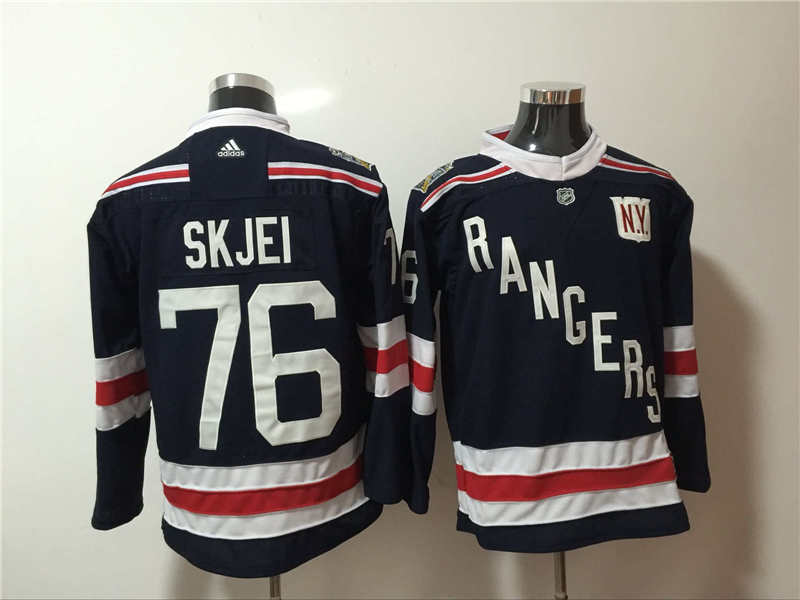 Rangers 76 Brady Skjei Navy  Jersey