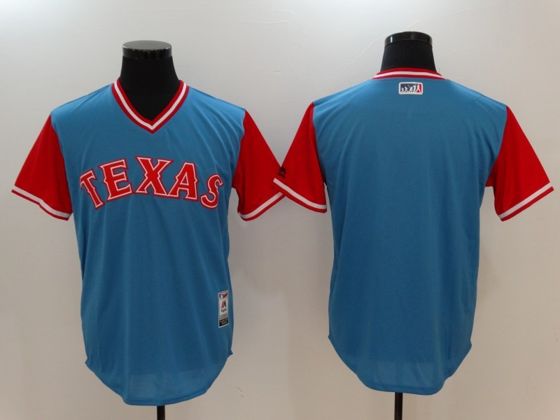 Rangers Majestic Light Blue 2017 Players Weekend Team Jersey