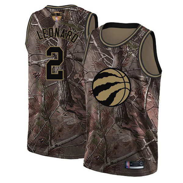 Raptors 2 Kawhi Leonard Camo 2019 Finals Bound Basketball Swingman Realtree Collection Jersey