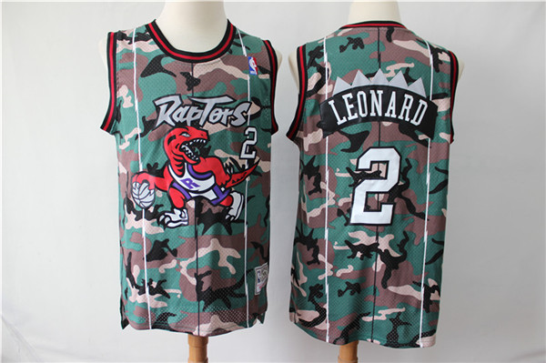 Raptors 2 Kawhi Leonard Camo Swingman Jersey