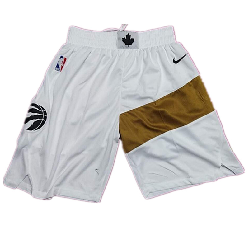 Raptors White 2018 19 City Edition Shorts