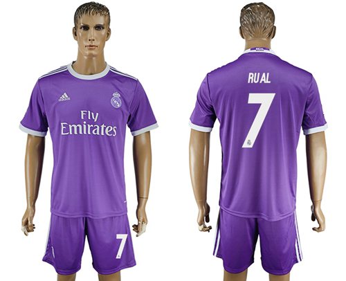 Real Madrid 7 Rual Away Soccer Club Jersey