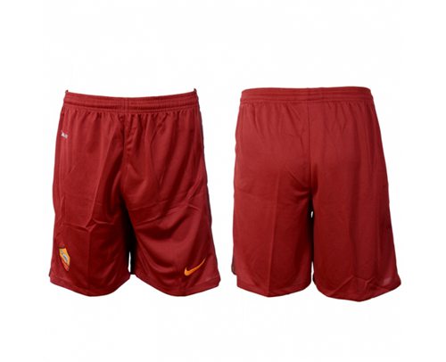 Roma Blank Red Home Soccer Shorts