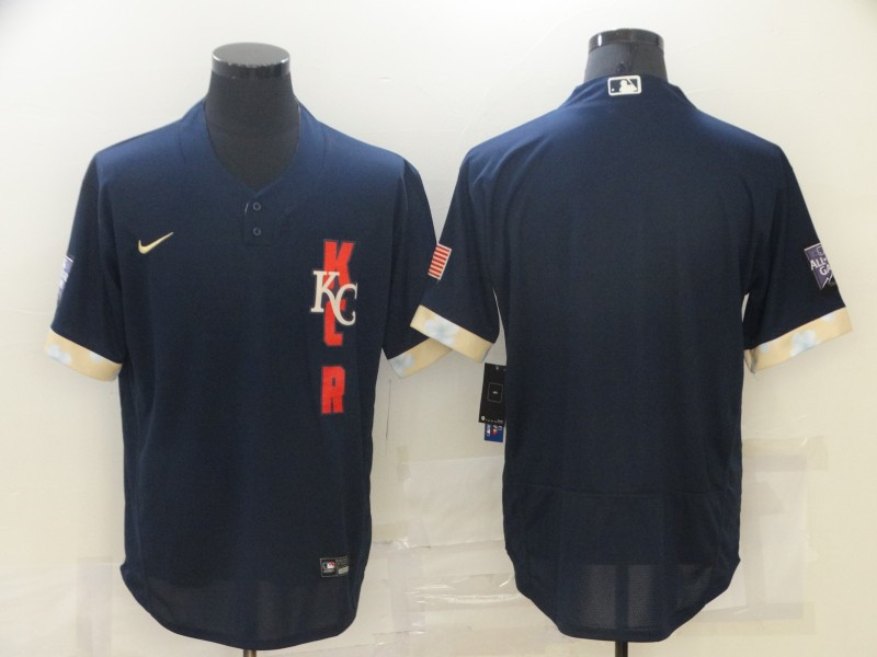 Royals Blank Navy Nike 2021 MLB All Star Flexbase Jersey