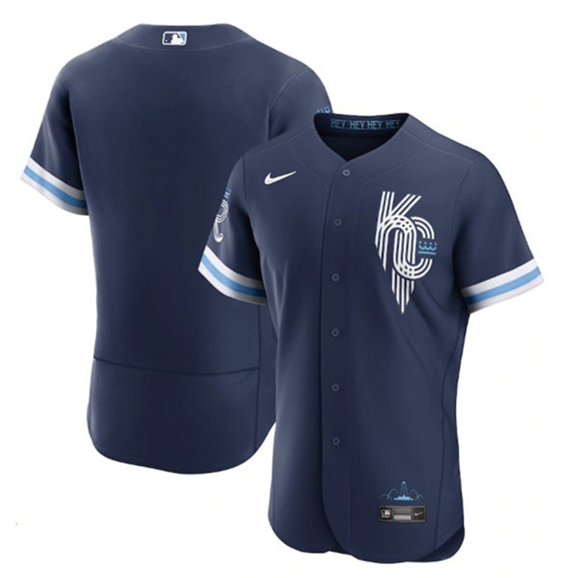 Royals Blank Navy Nike 2022 City Connect Flexbase Jersey