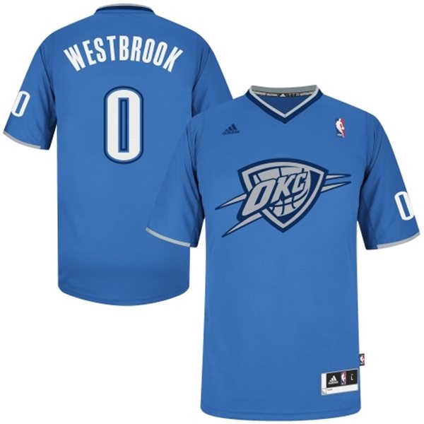 Oklahoma City Thunder #0 Russell Westbrook 2013 Christmas Day Jersey