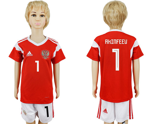 Russia 1 RKINFEEU Youth 2018 FIFA World Cup Soccer Jersey