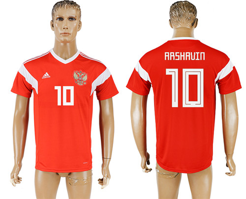 Russia 10 ARSHAVIN Home 2018 FIFA World Cup Thailand Soccer Jersey