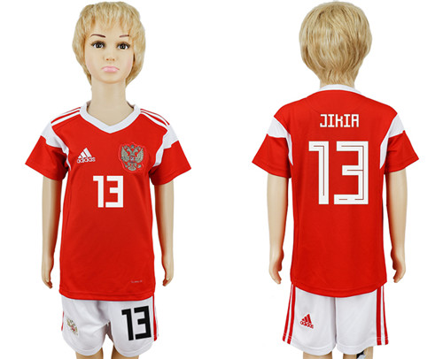 Russia 13 JIKIA Youth 2018 FIFA World Cup Soccer Jersey