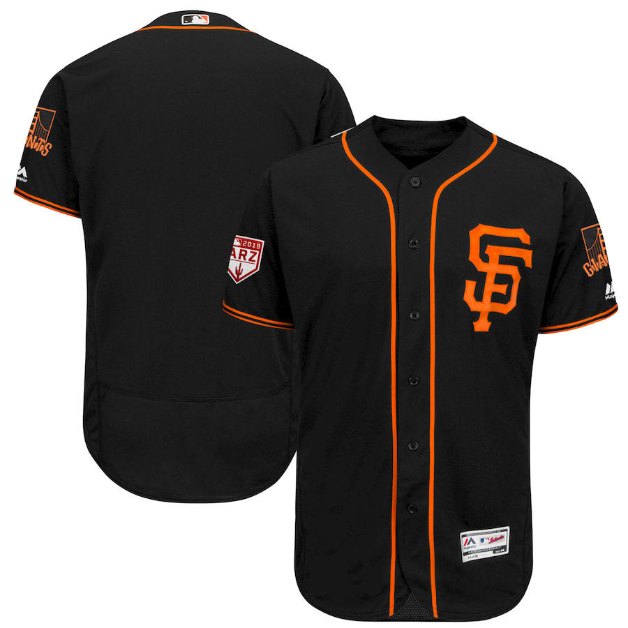 SF Giants Black 2019 Spring Training Flexbase Jersey