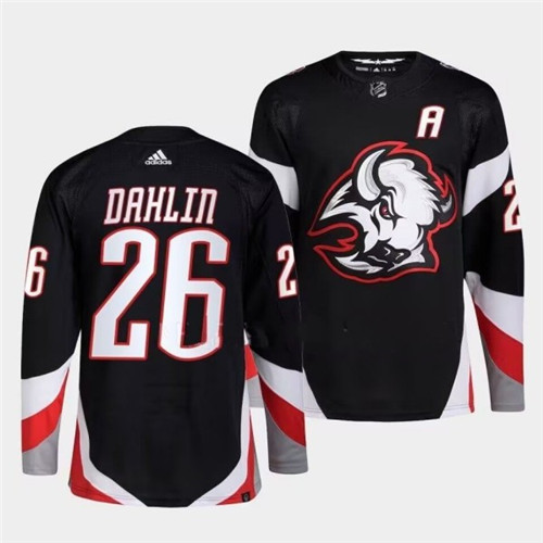 Sabres 26 Rasmus Dahlin Black 2022 23 Adidas Jersey