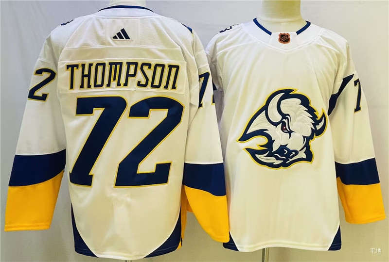 Sabres 72 Tage Thompson White Reverse Retro Adidas Jersey