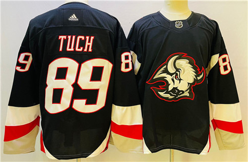 Sabres 89 Alex Tuch Black 2022 23 Adidas Jersey