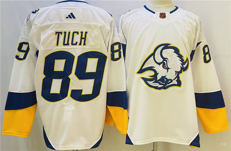 Sabres 89 Alex Tuch White Reverse Retro Adidas Jersey