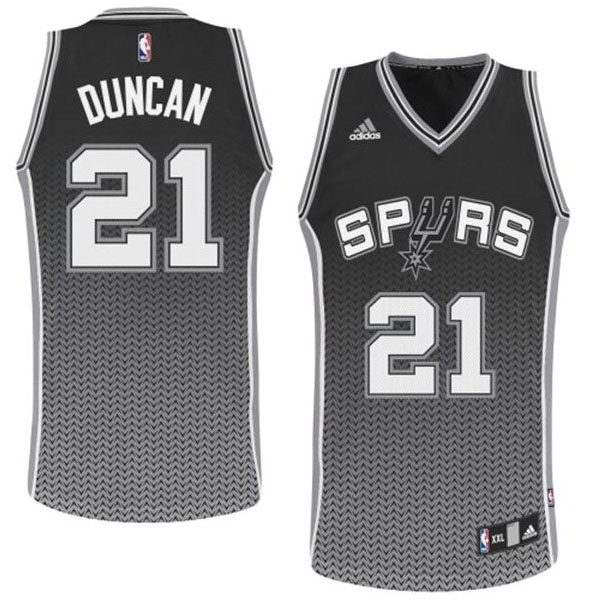 San Antonio Spurs #21 Tim Duncan New Resonate Fashion Swingman Jersey
