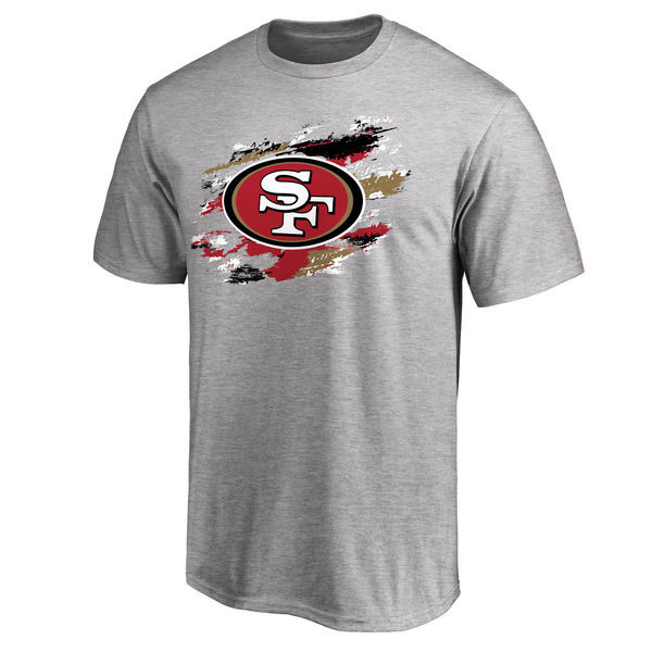 San Francisco 49ers NFL Pro Line True Color T Shirt Heathered Gray