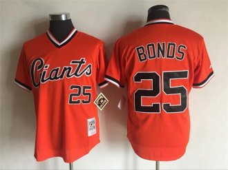 San Francisco Giants Mens Jerseys 25 Barry Bonds Throwback Baseball Jerseys