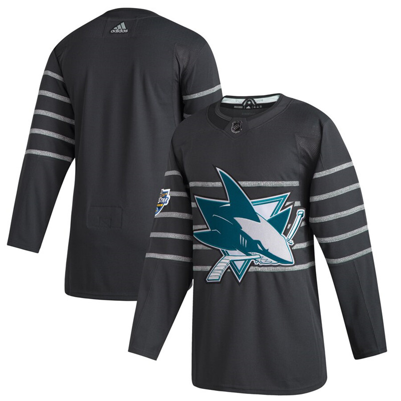 Sharks Blank Gray 2020 NHL All Star Game Adidas Jersey