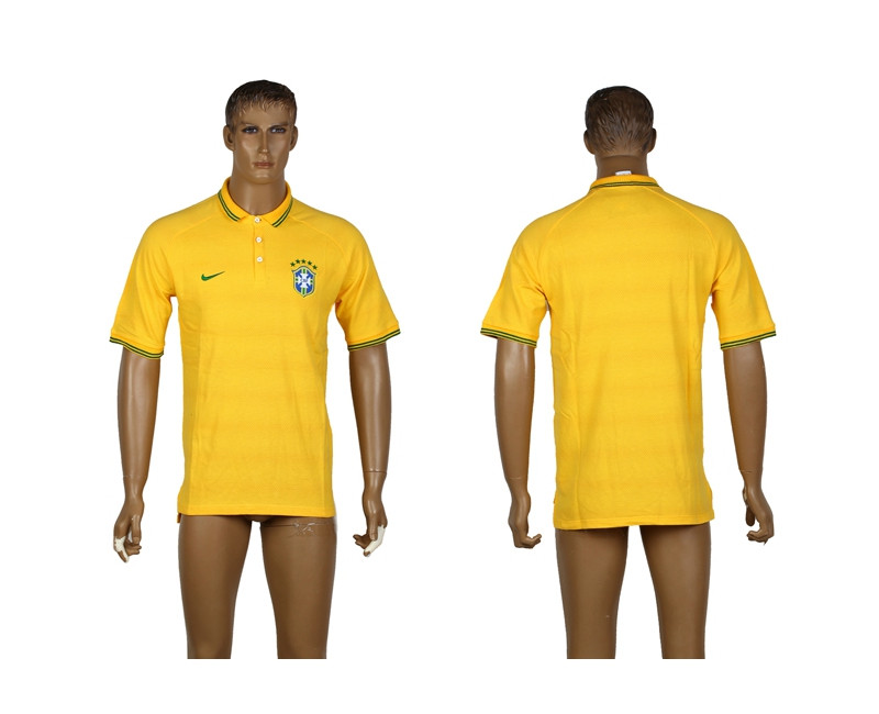 Spain Yellow Soccer Polo Shirt