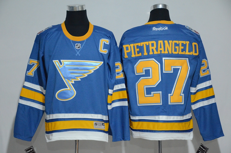 St Louis Blues 27 Alex Pietrangelo Authentic Blue 2017 Winter Classic NHL Jersey