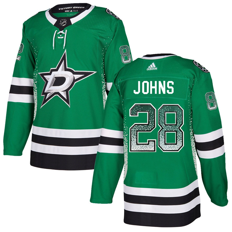 Stars 28 Stephen Johns Green Drift Fashion  Jersey