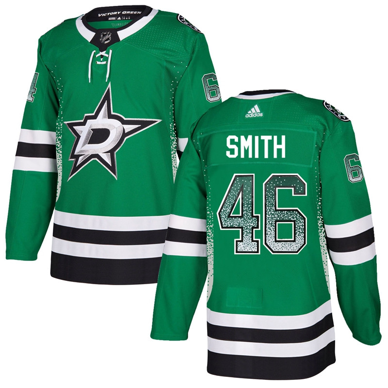 Stars 46 Gemel Smith Green Drift Fashion  Jersey