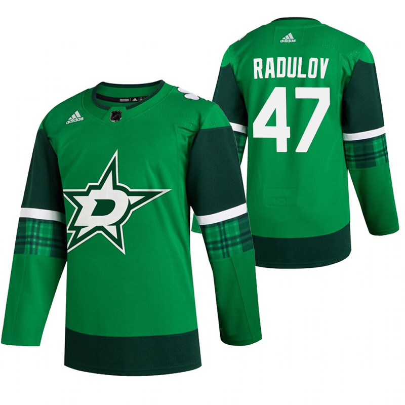 Stars 47 Alexander Radulov Green 2020 Adidas Jersey