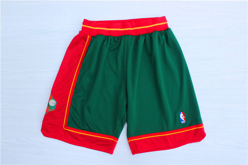 SuperSonics Green 1995 96 Hardwoodclassics Shorts