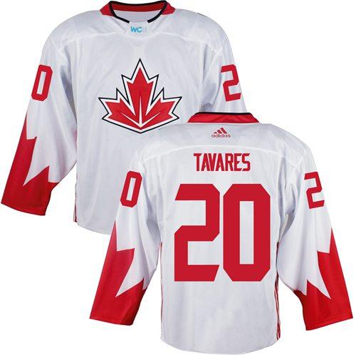 Team Canada 20 John Tavares White 2016 World Cup Stitched NHL Jersey