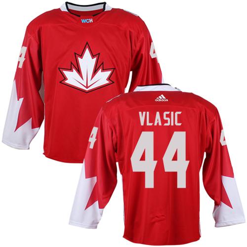 Team Canada 44 Marc Edouard Vlasic Red 2016 World Cup Stitched NHL Jersey