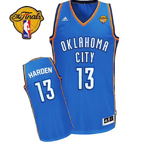 Thunder 2012 NBA Finals Game 13 James Harden Revolution 30 Swingman Blue Jersey
