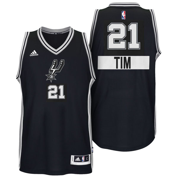 San Antonio Spurs #21 Tim Duncan 2014 Christmas Day Big Logo Swingman Jersey