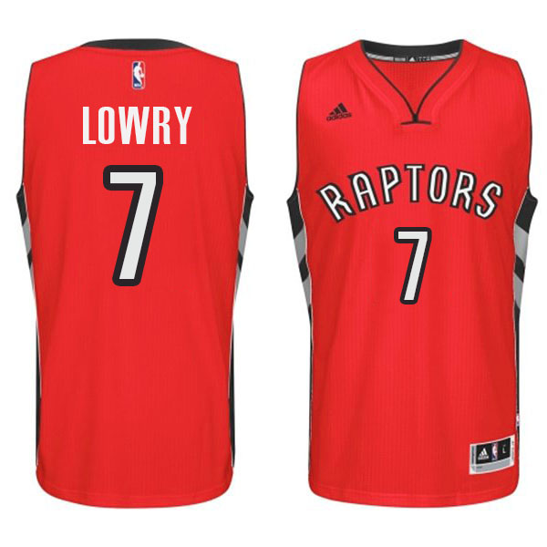 Toronto Raptors 7 Kyle Lowry 2014 15 New Swingman Road Red Jersey