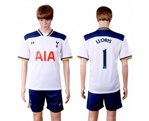 Tottenham Hotspur 1 LLORIS White Home Soccer Club Jersey