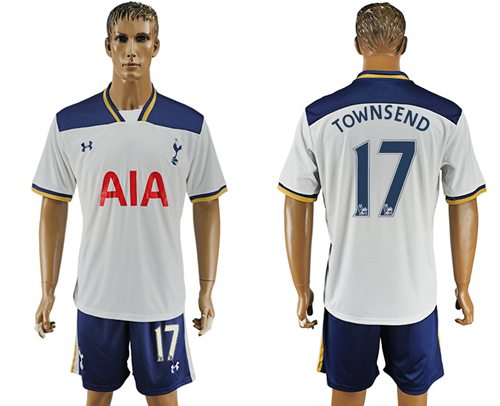 Tottenham Hotspur 17 Townsend White Home Soccer Club Jersey