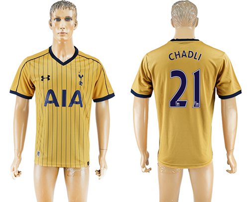 Tottenham Hotspur 21 Chadli Sec Away Soccer Club Jersey