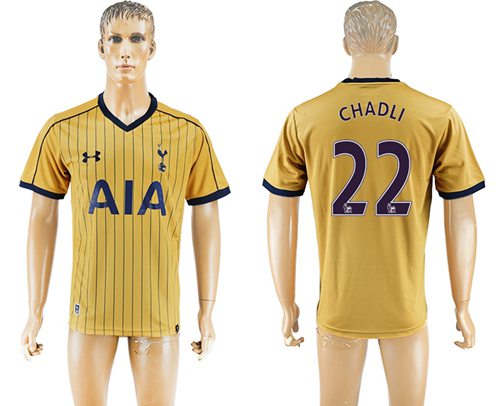 Tottenham Hotspur 22 Chadli Sec Away Soccer Club Jersey