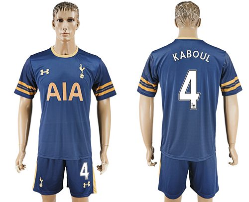 Tottenham Hotspur 4 Kaboul Away Soccer Club Jersey