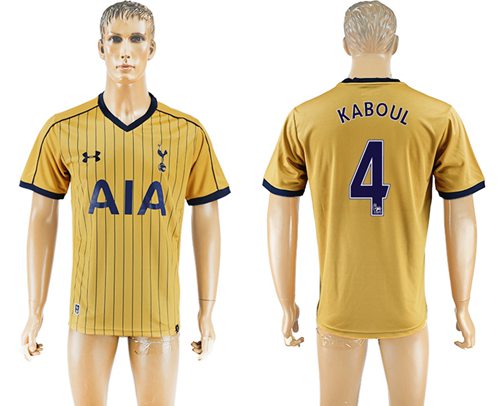 Tottenham Hotspur 4 Kaboul Sec Away Soccer Club Jersey