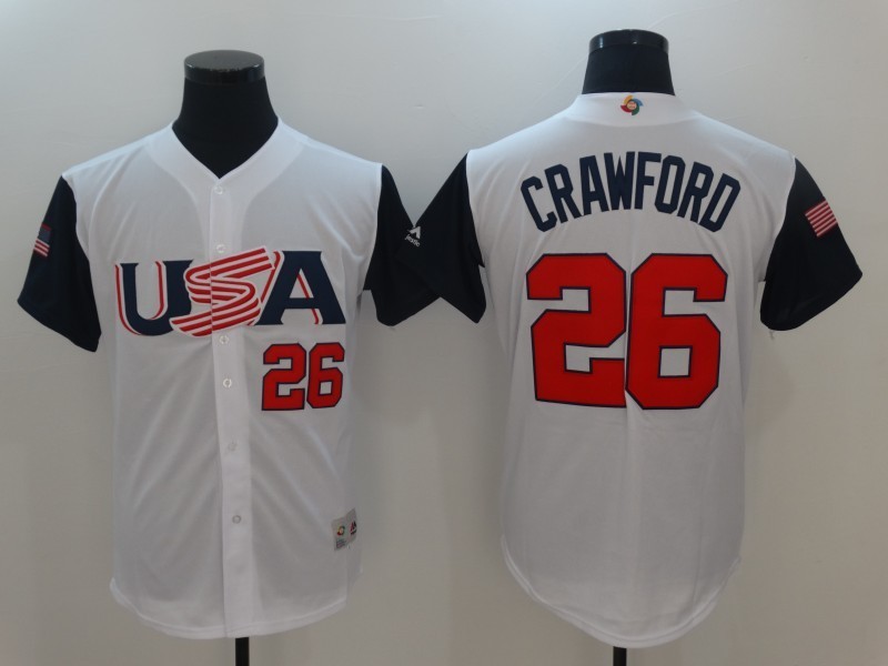 USA Baseball 26 Brandon Crawford Majestic White 2017 World Baseball Classic Jersey.jpg