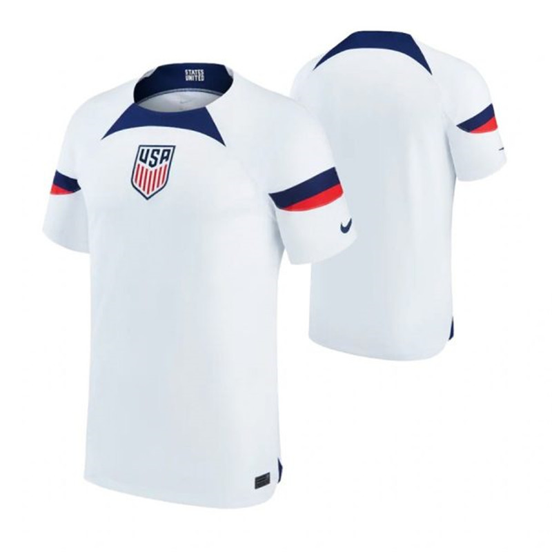 USA Blank Home 2022 FIFA World Cup Thailand Soccer Jersey