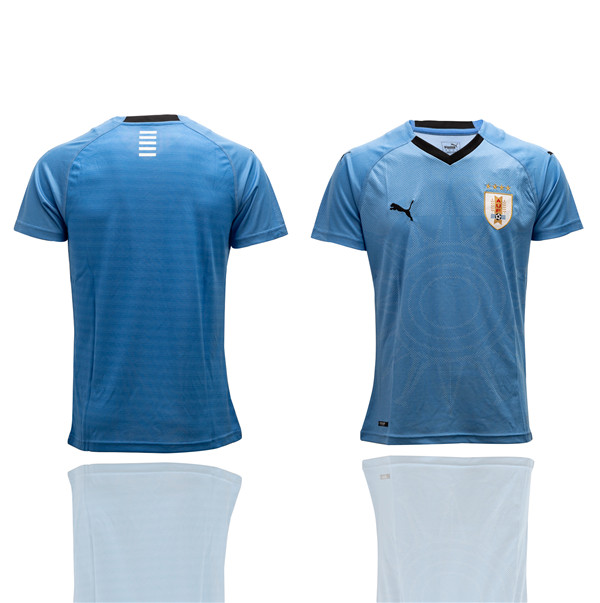 Uruguay Home 2018 FIFA World Cup Thailand Soccer Jersey