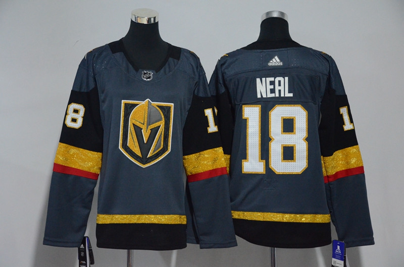 Vegas Golden Knights 18 James Neal Gray Women  Jersey