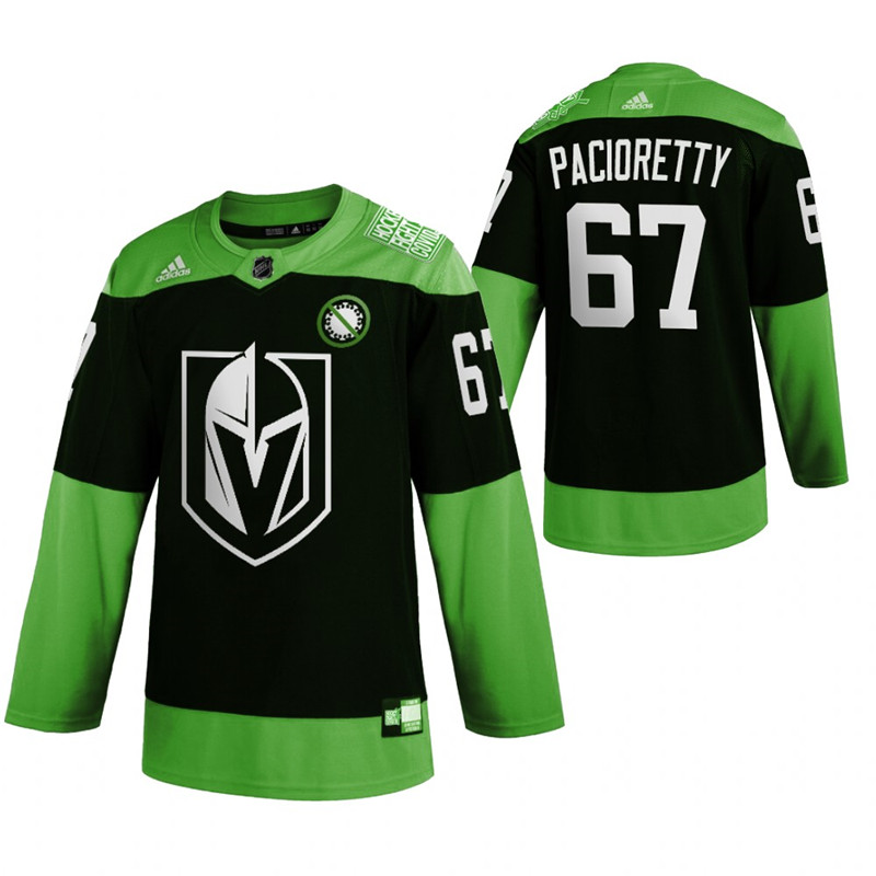 Vegas Golden Knights 67 Max Pacioretty Green 2020 Adidas Jersey