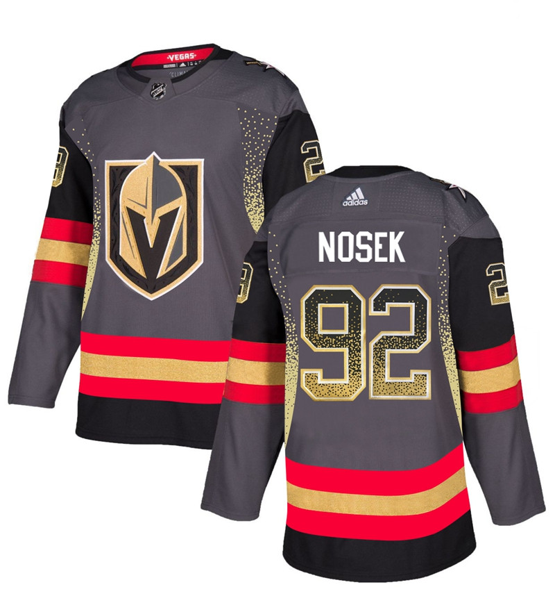 Vegas Golden Knights 92 Tomas Nosek Gray Drift Fashion Jersey