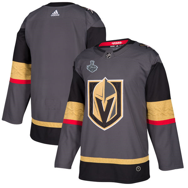 Vegas Golden Knights Blank Gray 2018 Stanley Cup Final Bound  Jersey