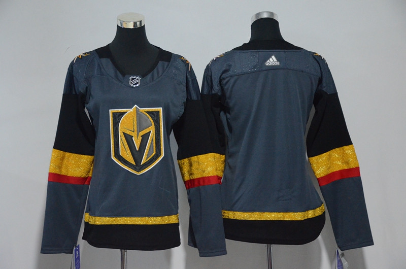 Vegas Golden Knights Blank Gray Women  Jersey