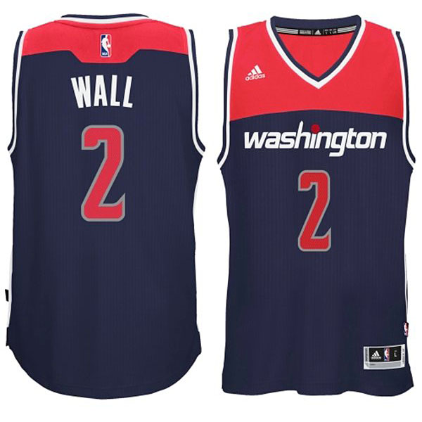 Washington Wizards 2 John Wall 2014 15 New Swingman Alternate Navy Blue Jersey
